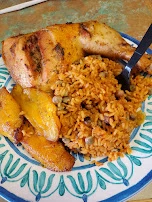 Arroz Con Carbe Guisada