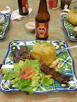 Trifongo Con Churrasco Y Ensalada Verde